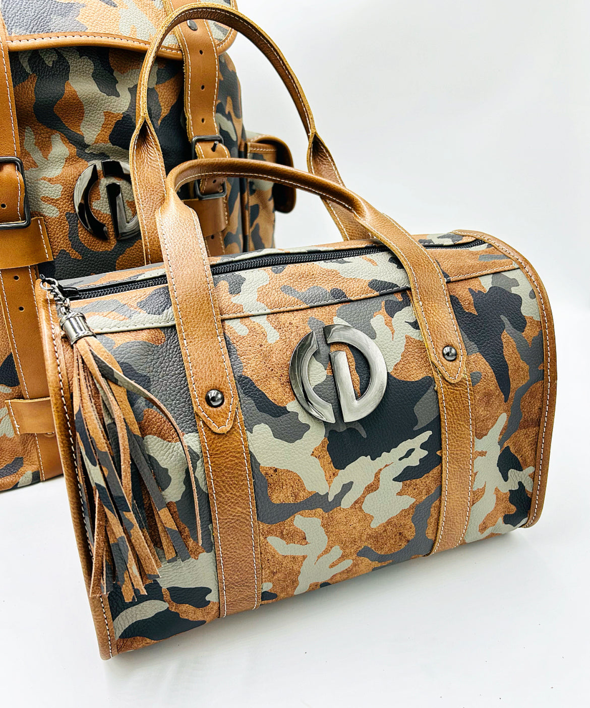 Desert Storm Camo Boston Bag