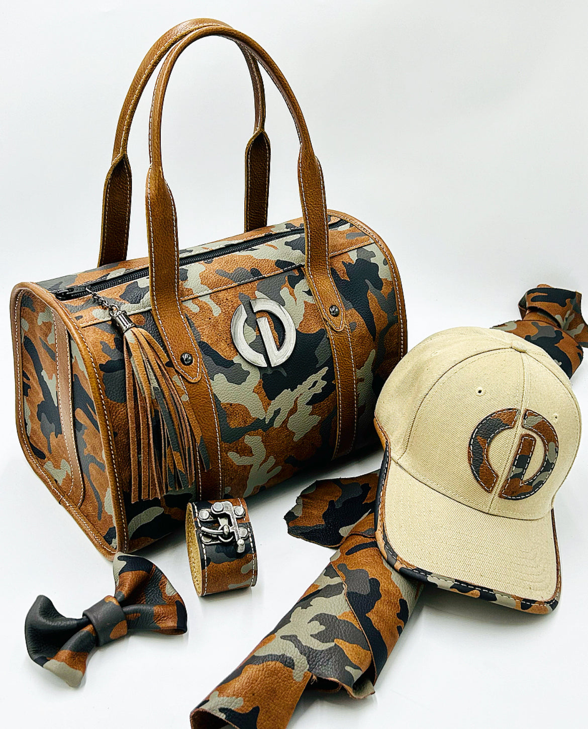 Desert Storm Camo Boston Bag