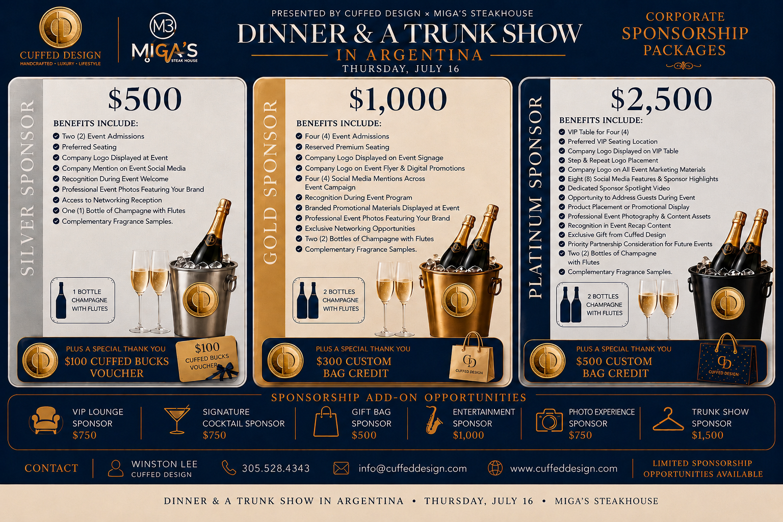 SPONSORSHIP OPPORTUNITIES