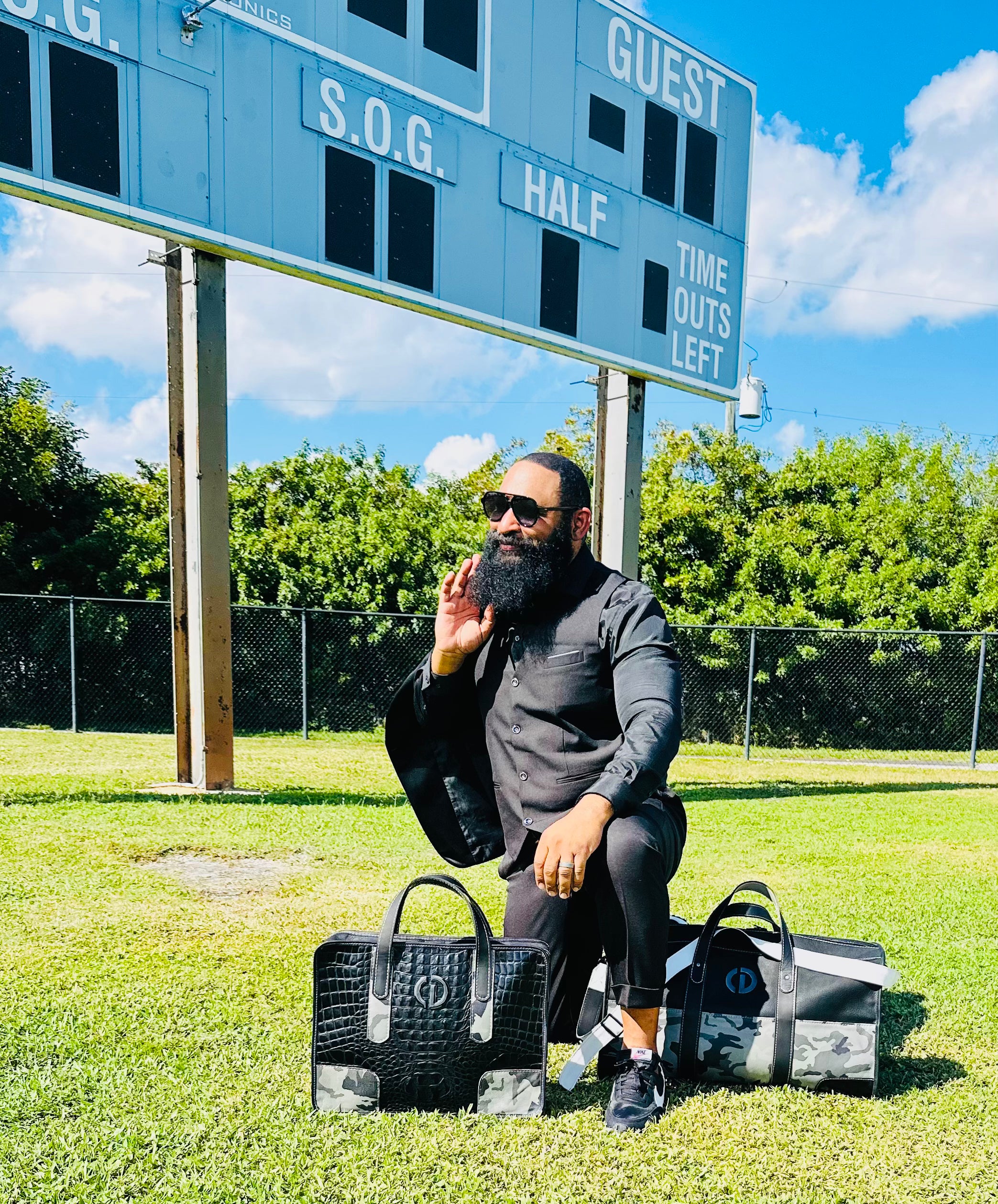 Night Luxe Voyage Duffel Bag